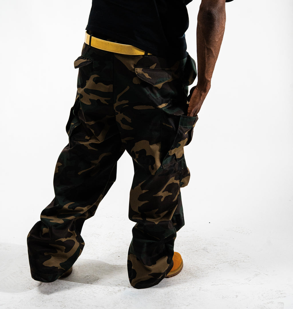 "Pure Soulja" Camouflage Utility Cargo